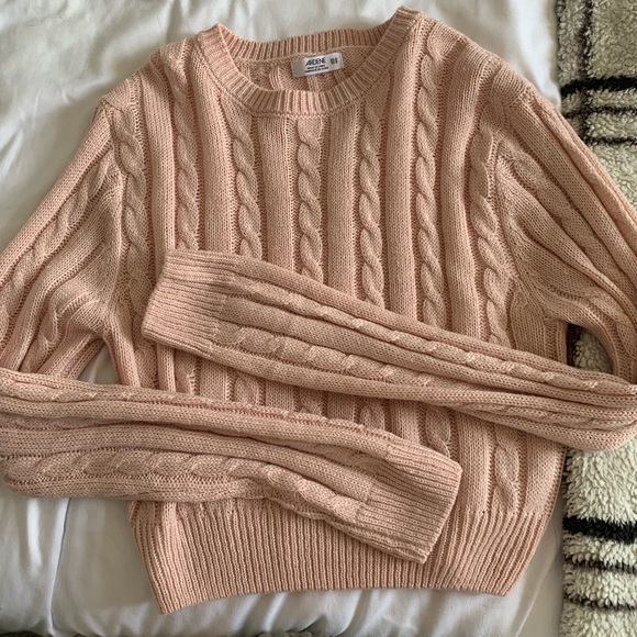 pink knit sweater from ardene BNWOT - Picture 2 of 3